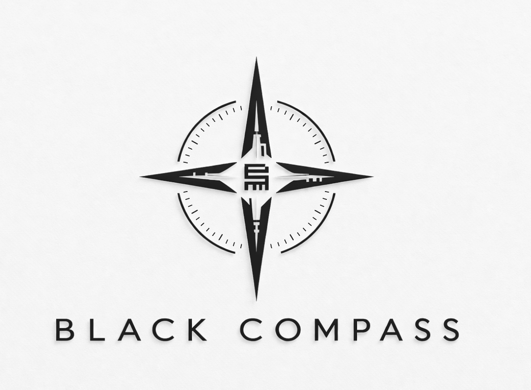 Black Compass Logo
